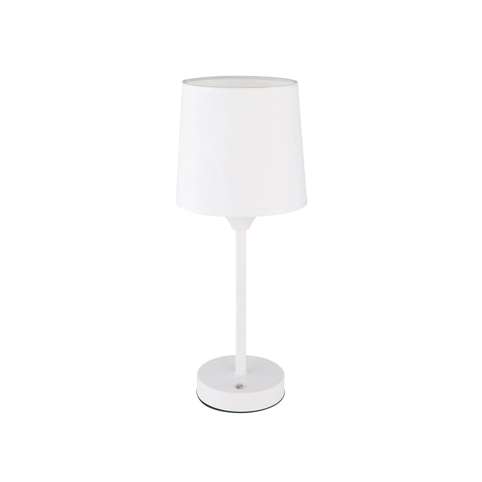 LED-Akku-Tischlampe Lunki, weiß, Höhe 35 cm, Stoff, CCT günstig online kaufen