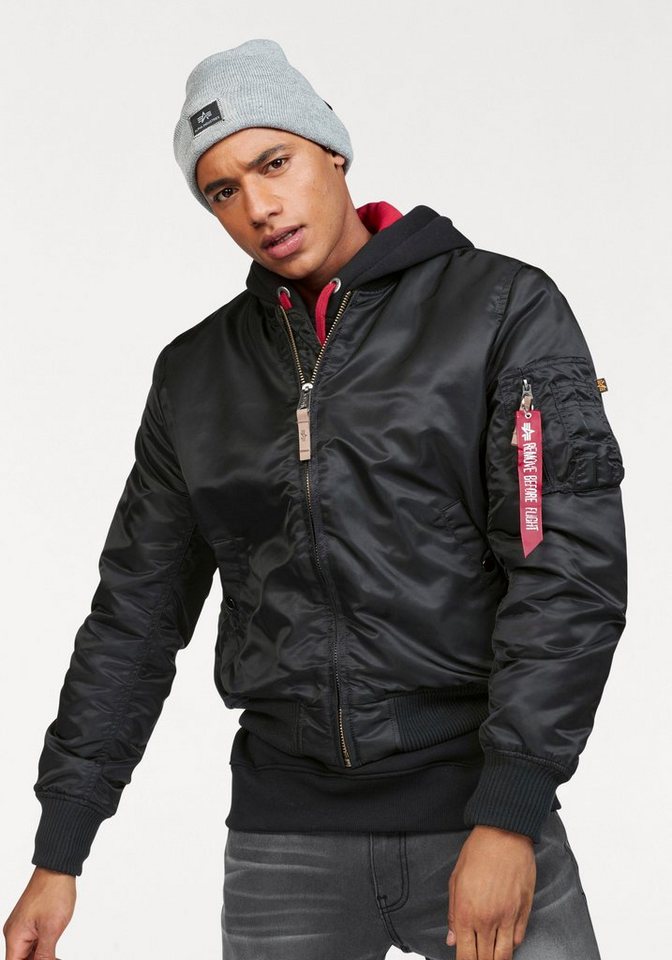 Alpha Industries Bomberjacke MA-1 VF59 LONG gefüttert günstig online kaufen