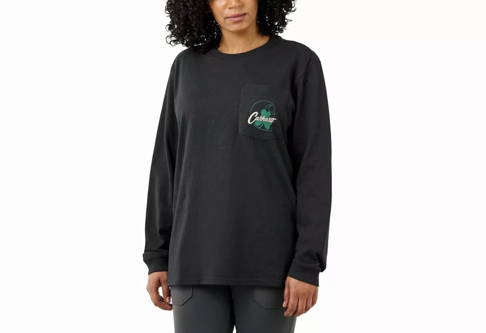 Carhartt Longsleeve Shamrock Graphic Loose Fit günstig online kaufen