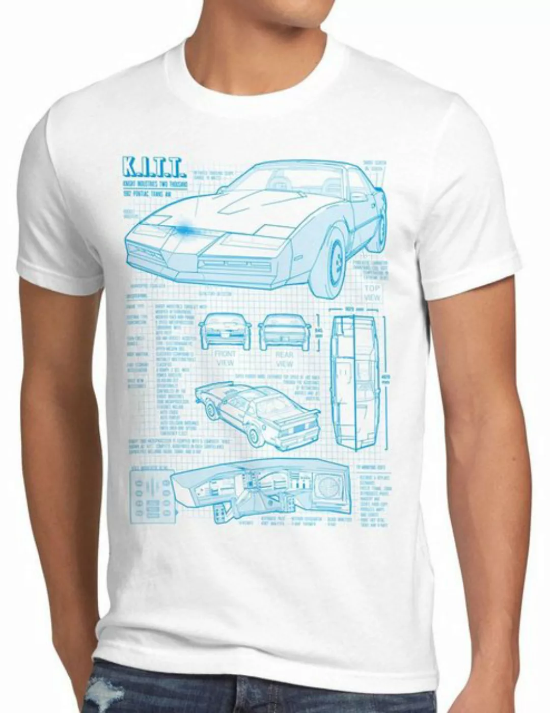 style3 Print-Shirt Herren T-Shirt K.I.T.T. trans am michael knight rider ki günstig online kaufen