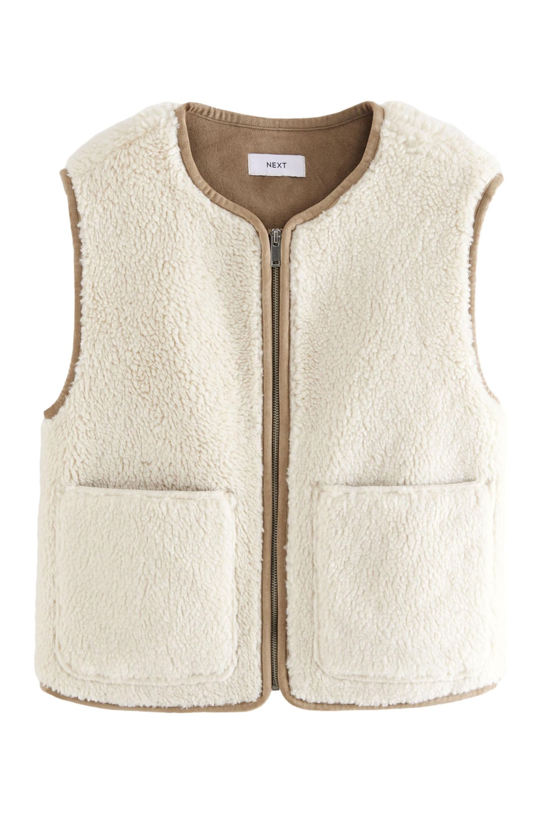 Next Fleeceweste Weste mit Teddyfell (1-tlg) günstig online kaufen