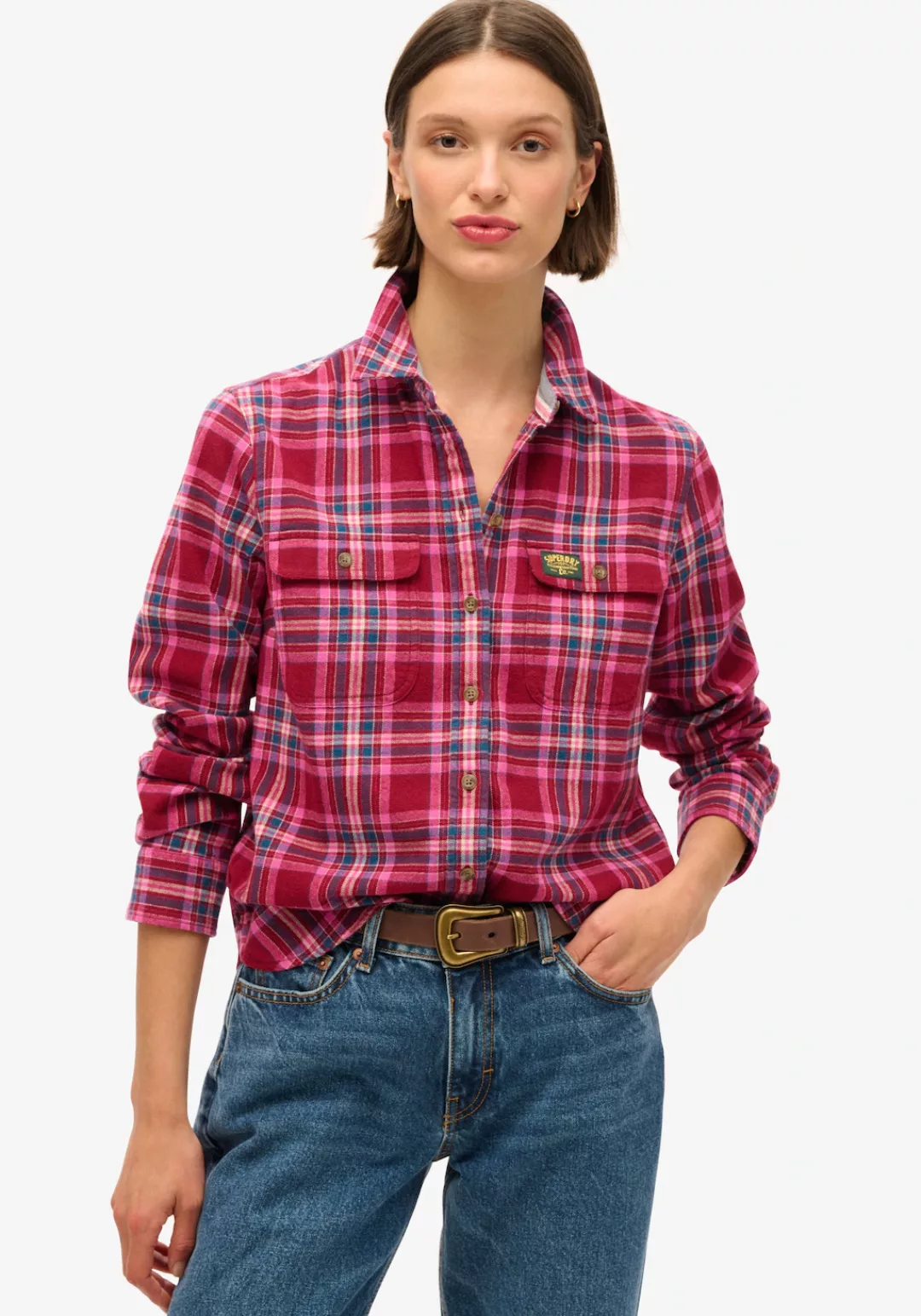 Superdry Flanellbluse "LUMBERJACK CHECK FLANNEL SHIRT" günstig online kaufen