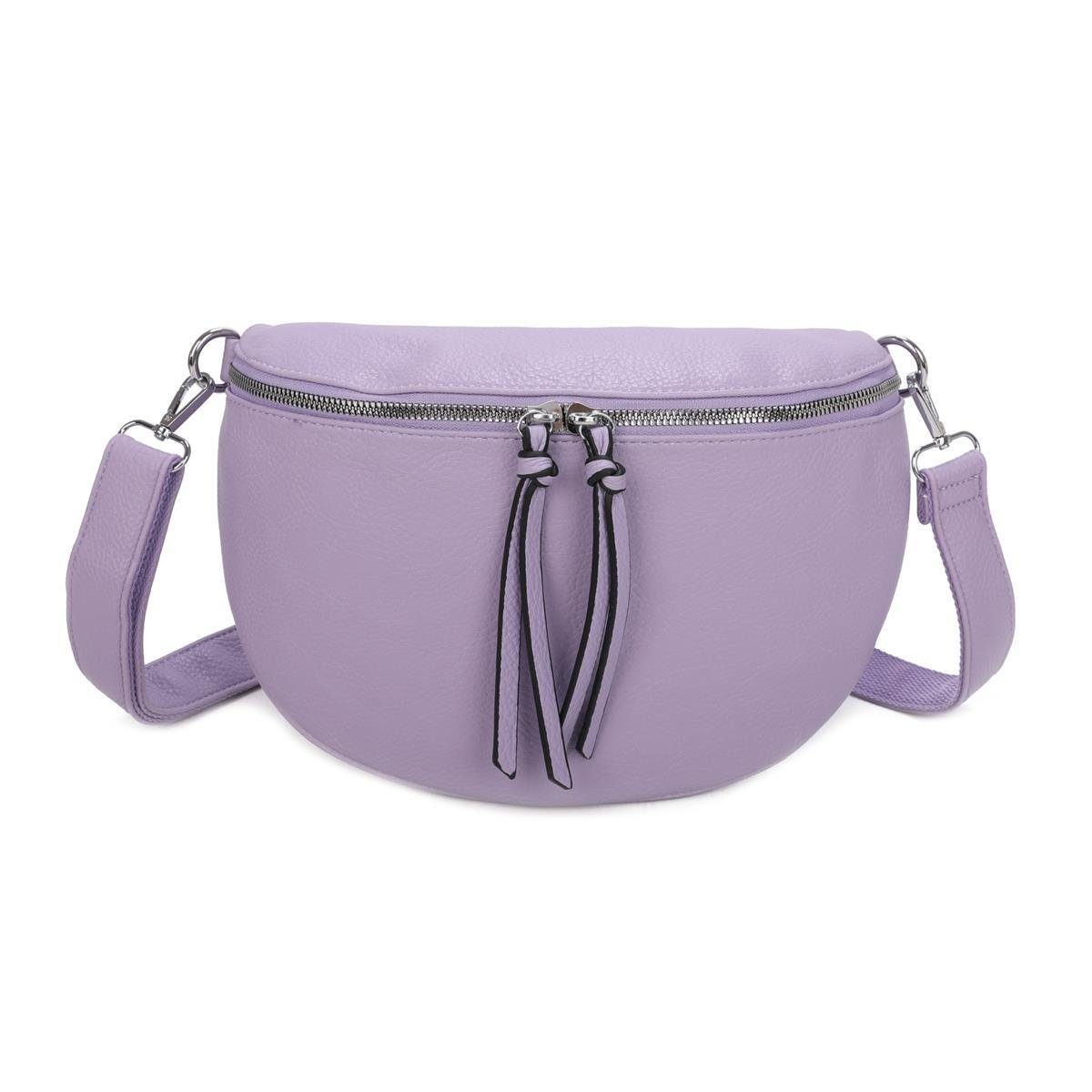ITALYSHOP24 Bauchtasche Damen Gürteltasche Hüfttasche CrossBody günstig online kaufen
