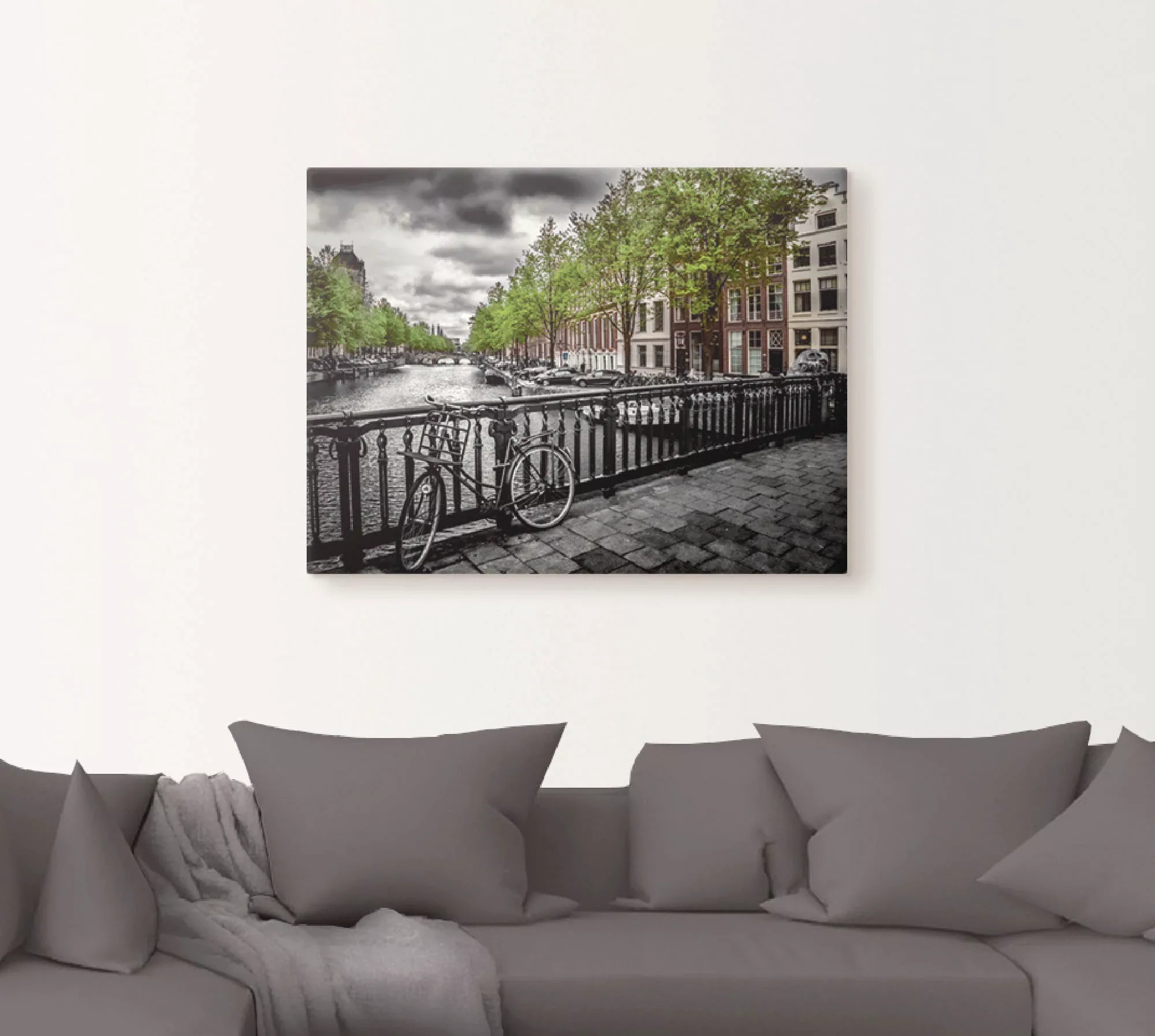 Artland Wandbild "Amsterdam Keizergracht II", Niederlande, (1 St.), als Alu günstig online kaufen