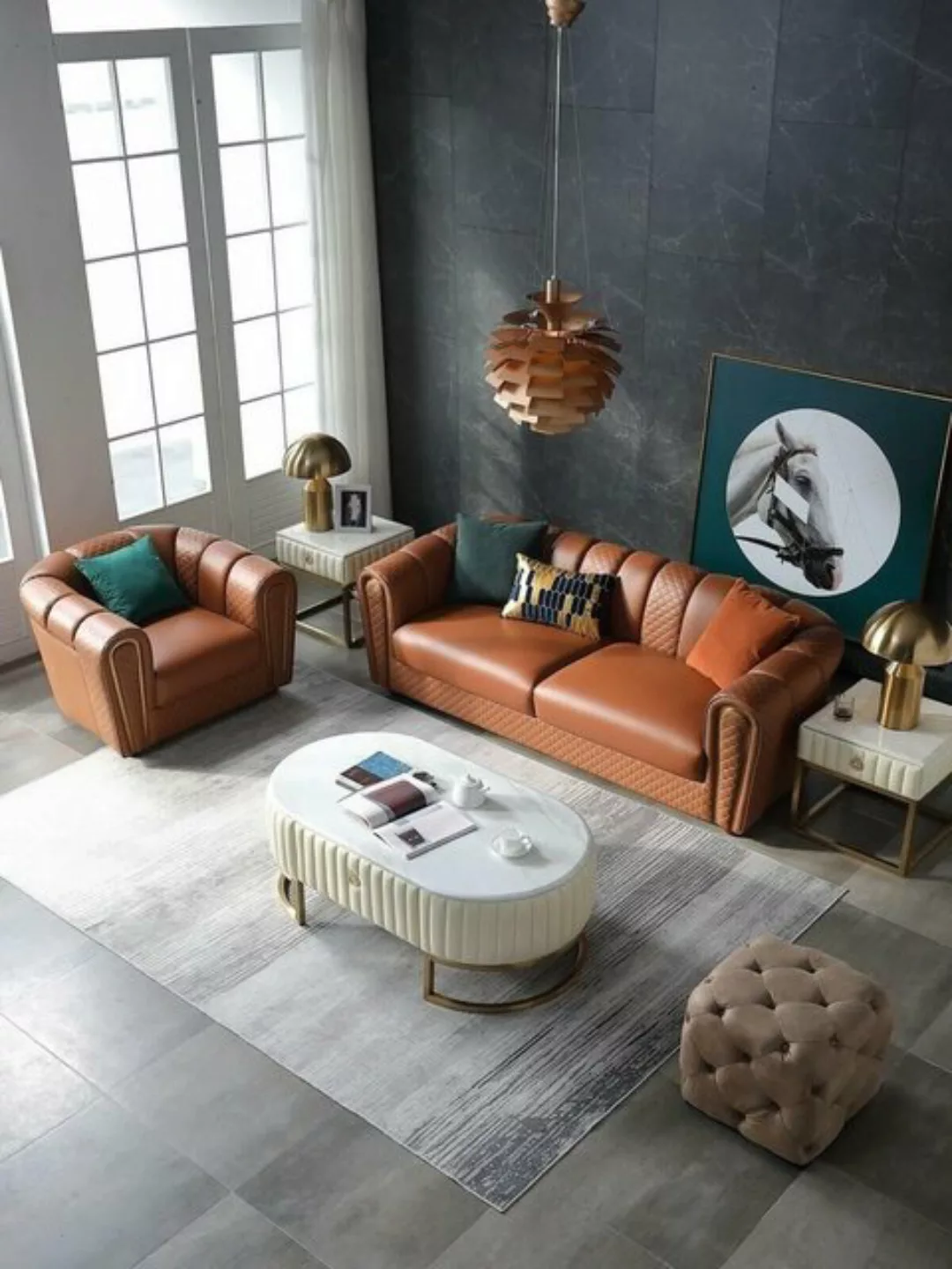 JVmoebel Sofa Sofagarnitur 3+1 Sitzer Klassische Wohnlandschaft Sofas, Made günstig online kaufen