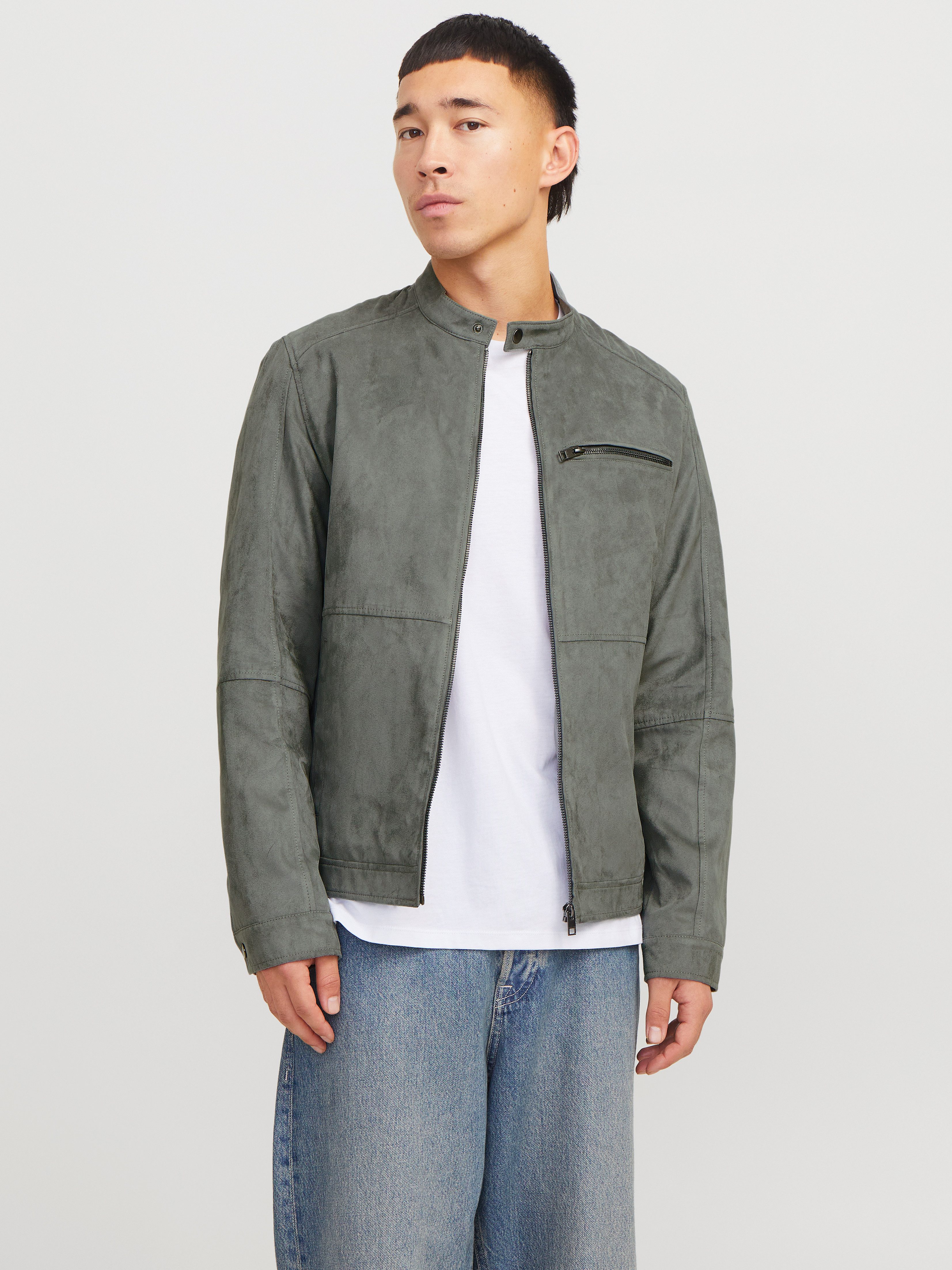 Jack & Jones Bikerjacke "JJEDYLAN mit wasserabweisender Funktion", ohne Kap günstig online kaufen