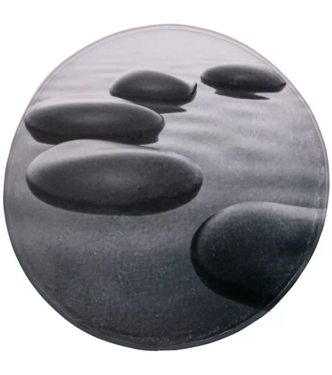 Sanilo Badematte »Black Stones«, Höhe 15 mm, schnell trocknend günstig online kaufen