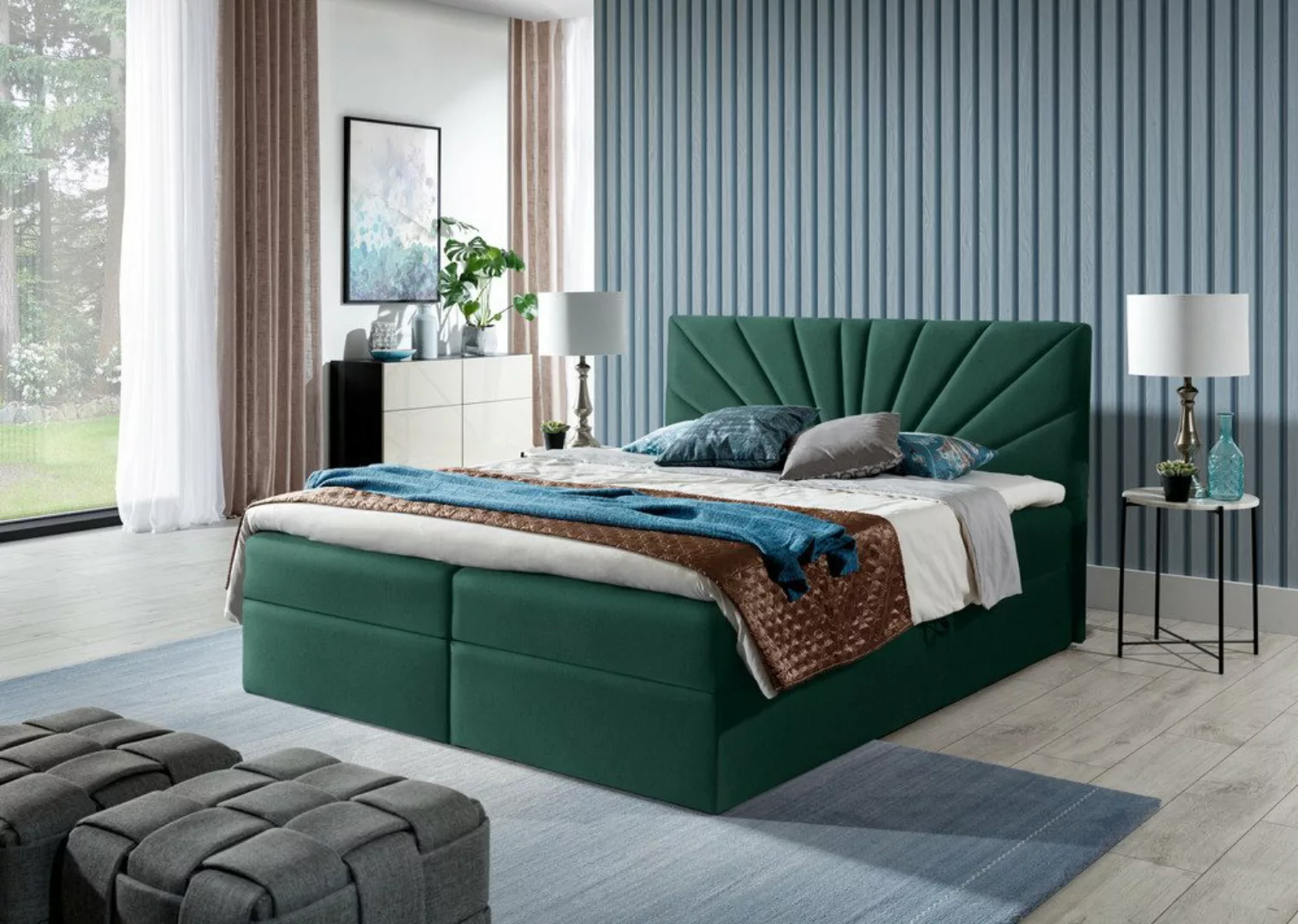 99rooms Boxspringbett Lazzaro (Schlafzimmerbett, Bett), Design günstig online kaufen