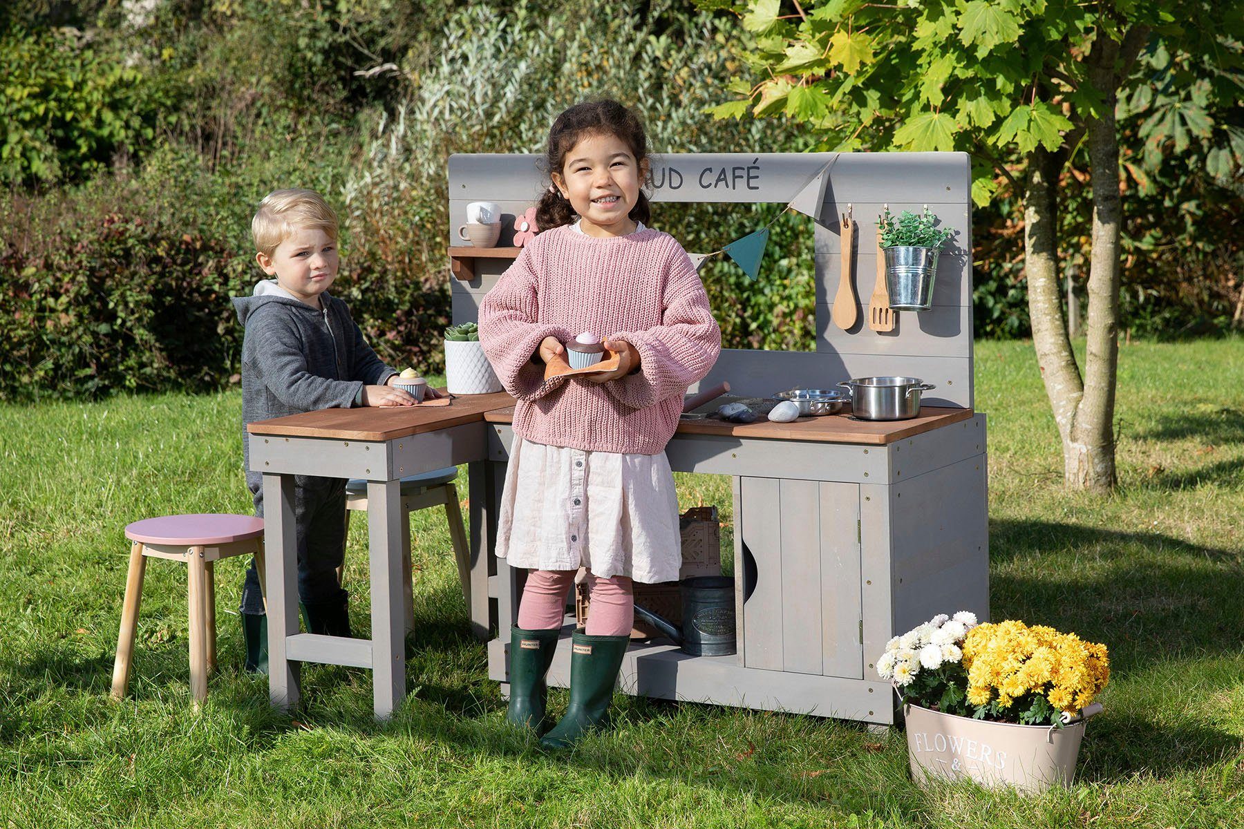 MUDDY BUDDY® Outdoor-Spielküche Mud Café Holz, günstig online kaufen