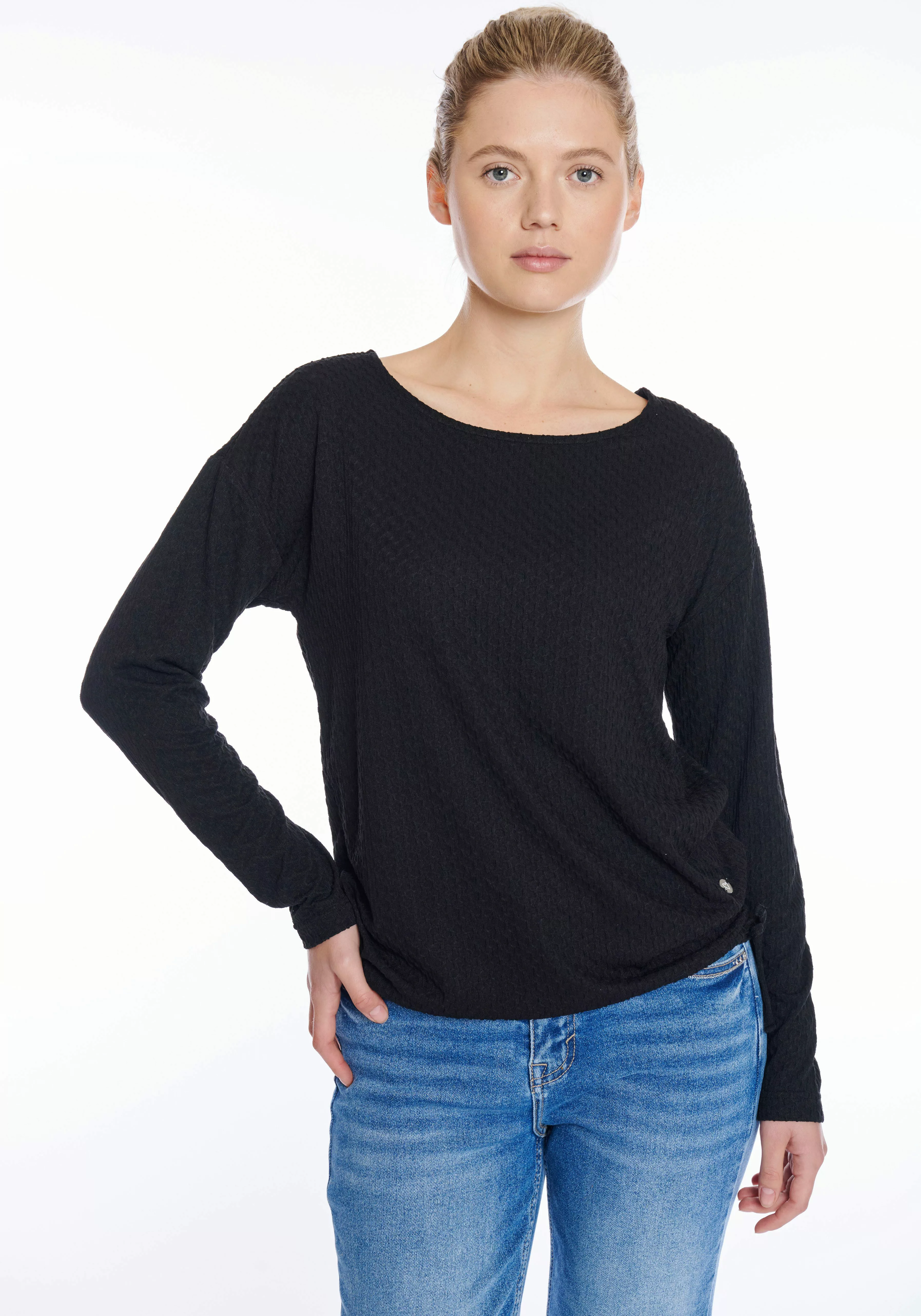 ZABAIONE Langarmshirt Do44natella aus Strukturware günstig online kaufen