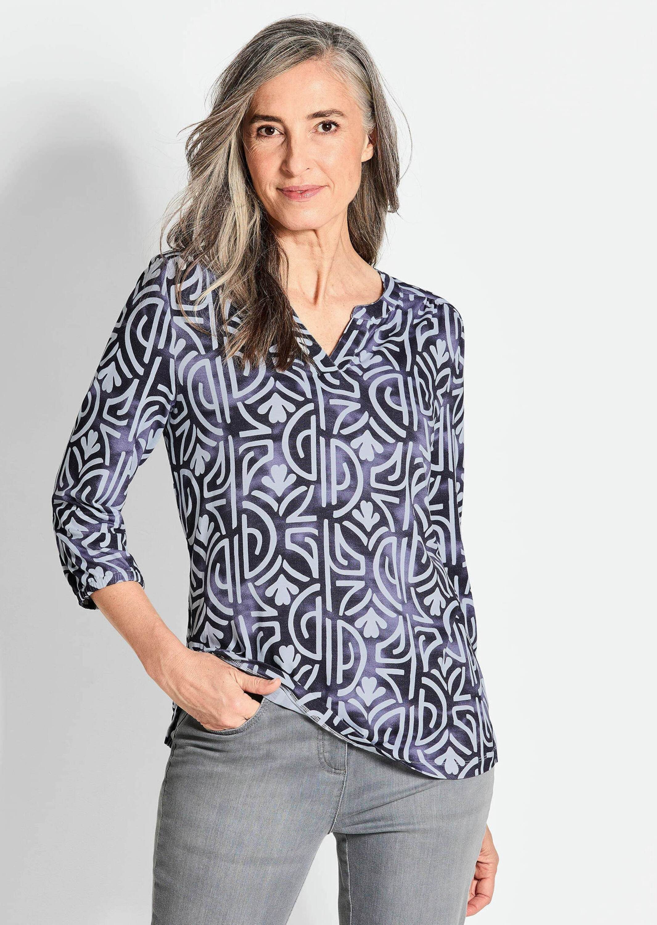 GOLDNER Schlupfbluse Kurzgröße: Jerseybluse günstig online kaufen