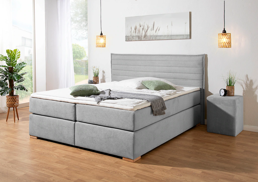 Home affaire Boxspringbett ""Östermoor"", in H2, H3 oder H4 erhältlich günstig online kaufen