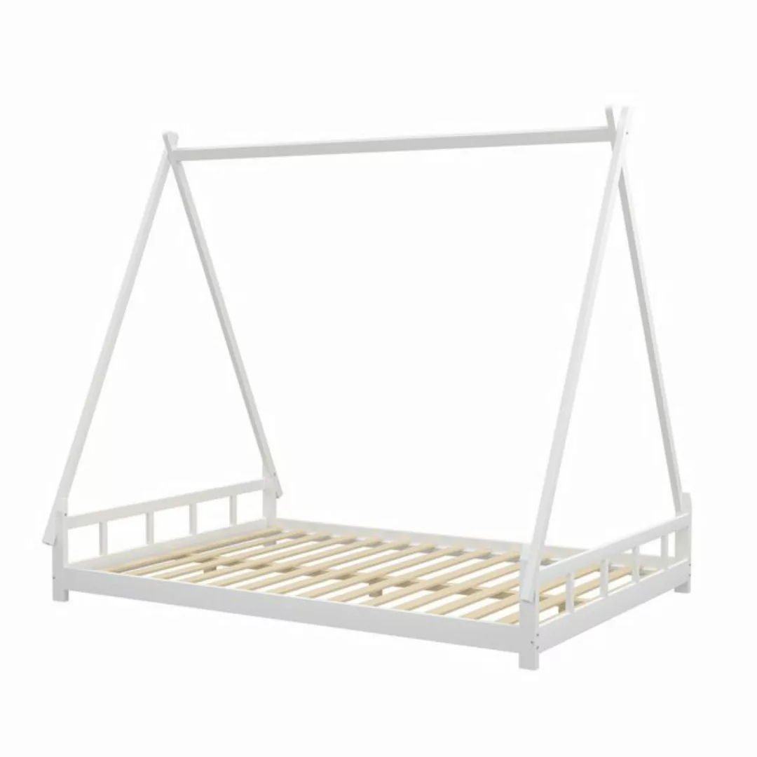 XDeer Jugendbett Massivholz Kinderbett 140*200cm, Zeltbett, Hochbett, Jugen günstig online kaufen