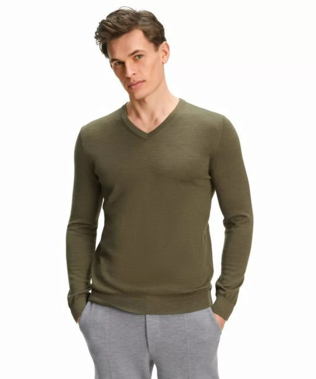 FALKE Strickpullover aus reiner, extrafeiner Merinowolle günstig online kaufen