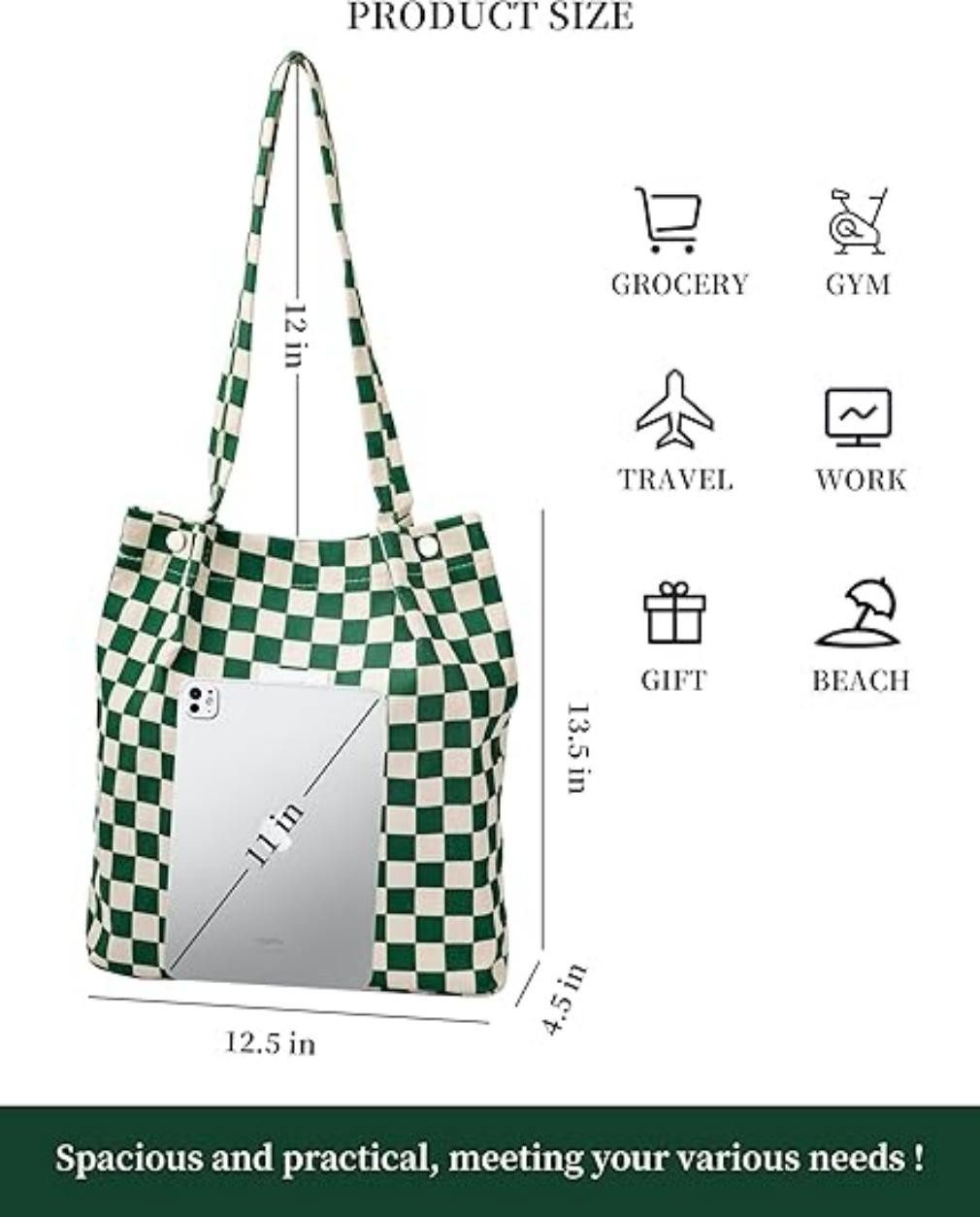 Coonoor Schultertasche Damen Grosse Kapazität Canvas günstig online kaufen