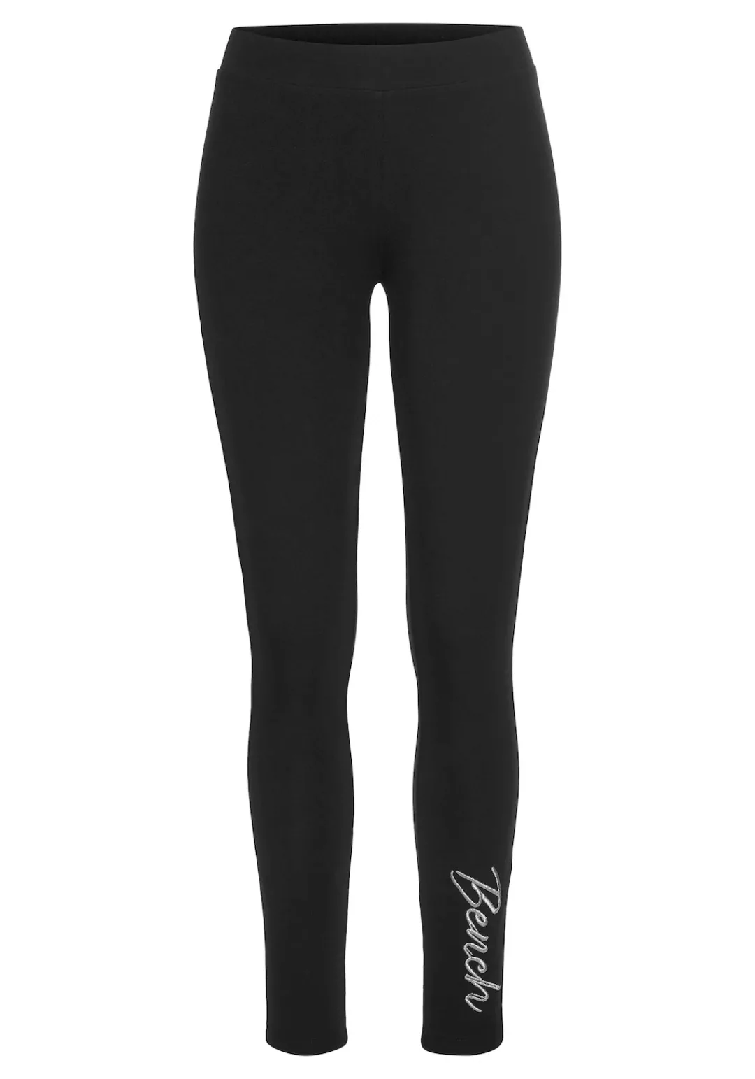 Bench. Loungewear Leggings, mit glänzender Logostickerei günstig online kaufen