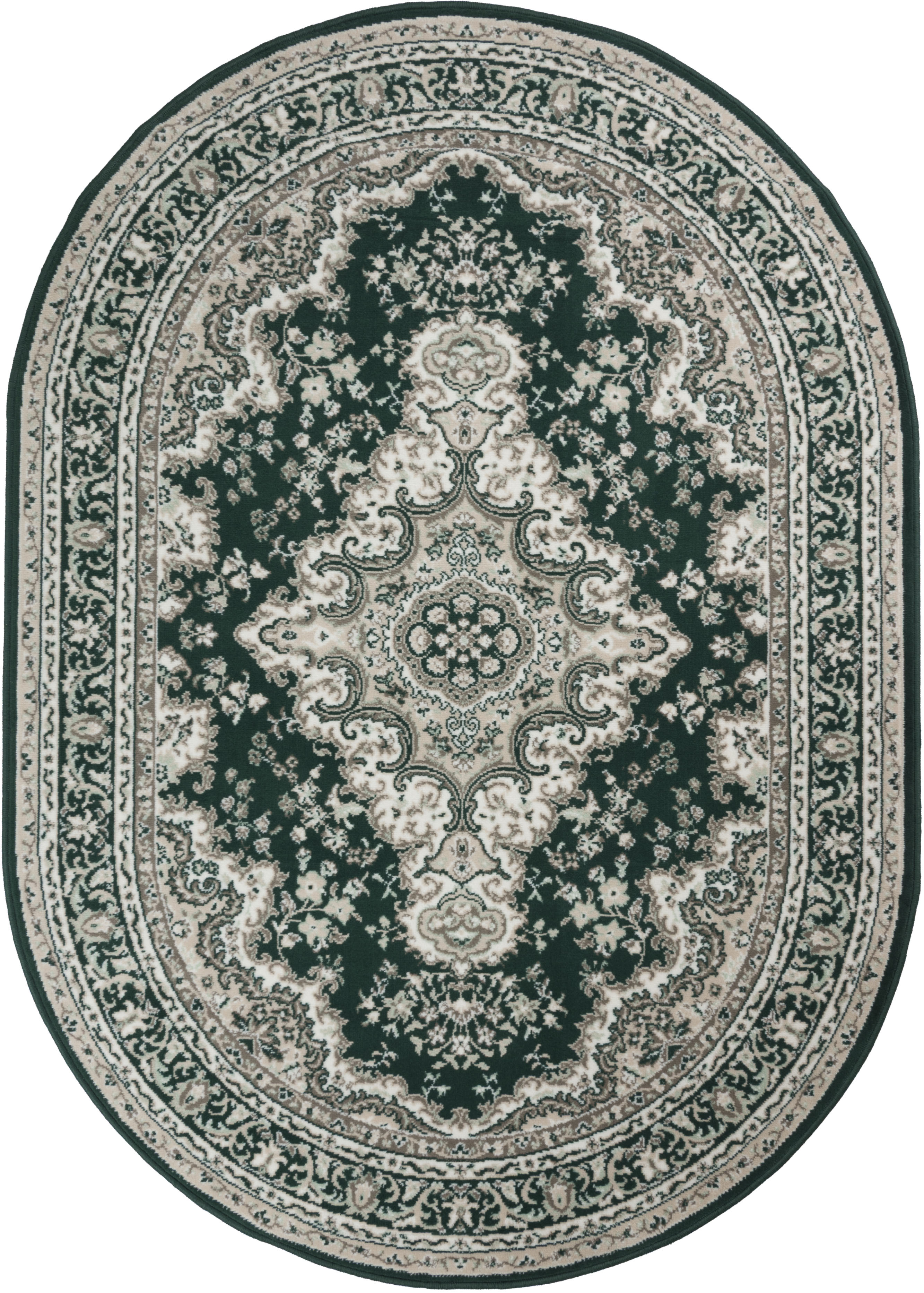 my home Teppich »Oriental, Made in Belgium«, oval, 7 mm Höhe, Orient-Optik, günstig online kaufen