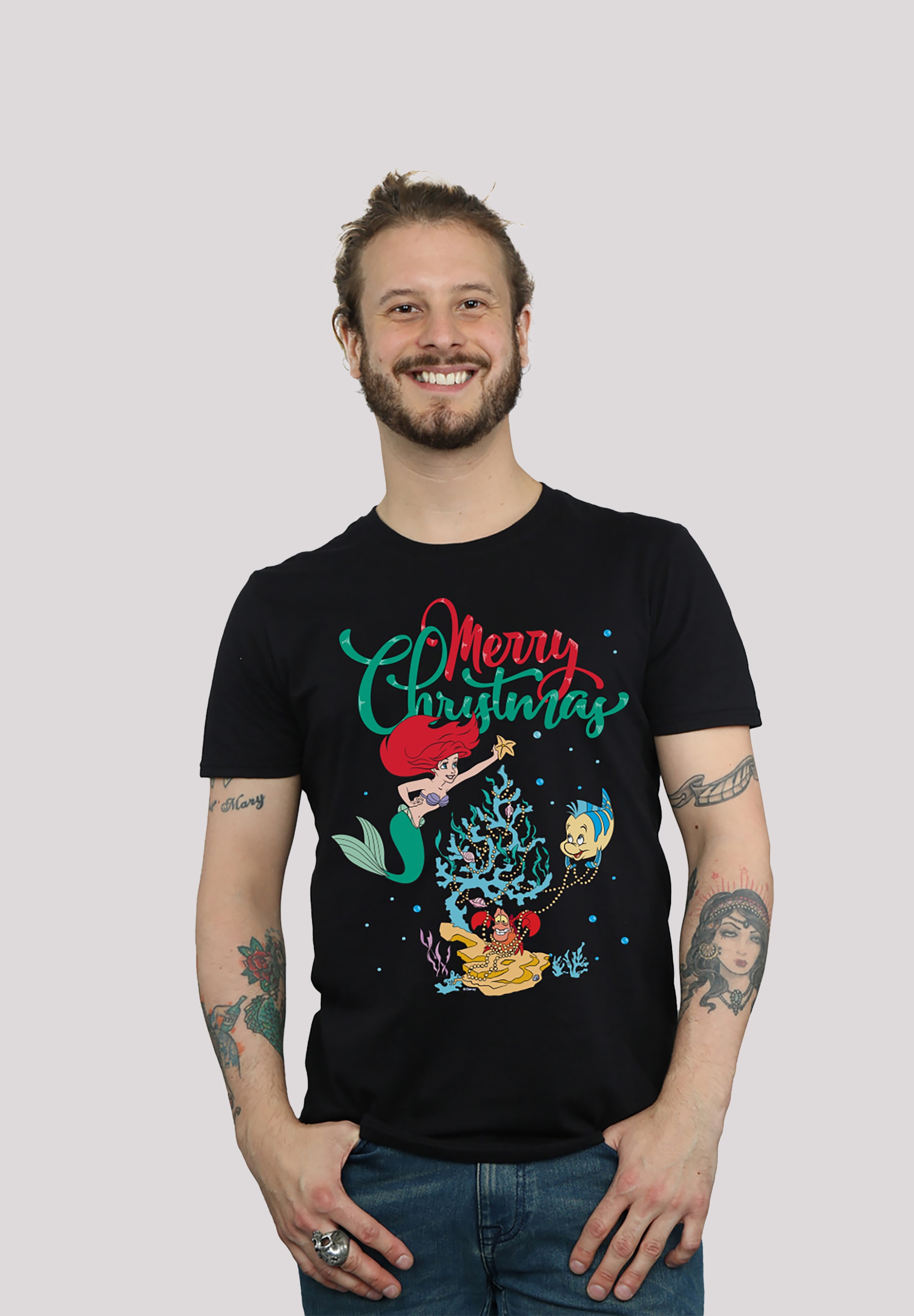 F4NT4STIC T-Shirt "Arielle die Meerjungfrau Weihnachten", Print günstig online kaufen
