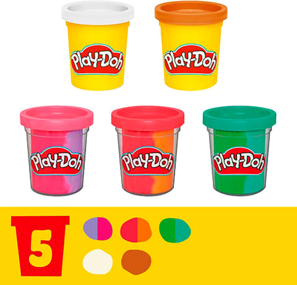 Hasbro Knetform-Set Play-Doh, Bunte Regenbogen Eismaschine günstig online kaufen