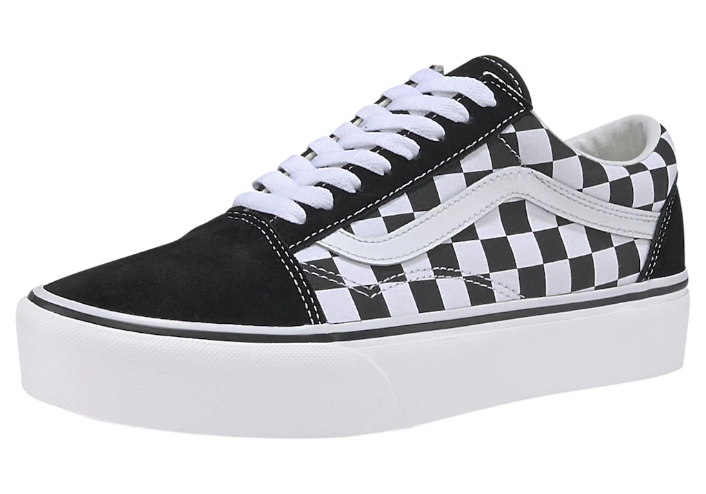 Vans Plateausneaker "Old Skool Platform Checkerboard" günstig online kaufen