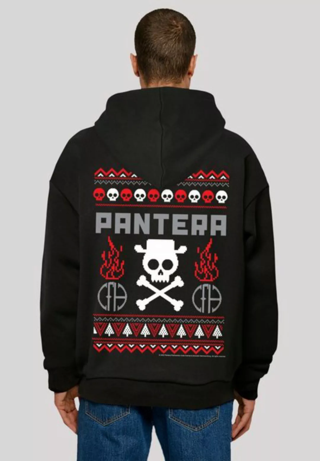 F4NT4STIC Kapuzenpullover Pantera Weihnachten Christmas Musik, Band, Logo günstig online kaufen