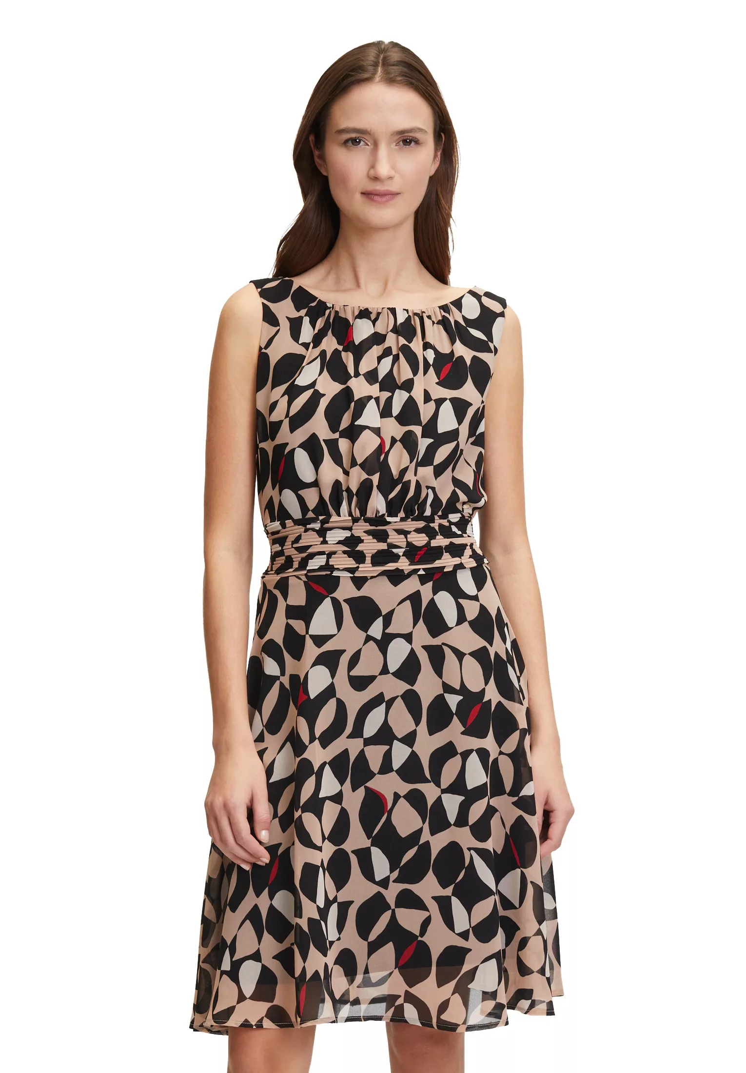 Betty&Co Chiffonkleid "Betty & Co Chiffonkleid ohne Arm", Form günstig online kaufen