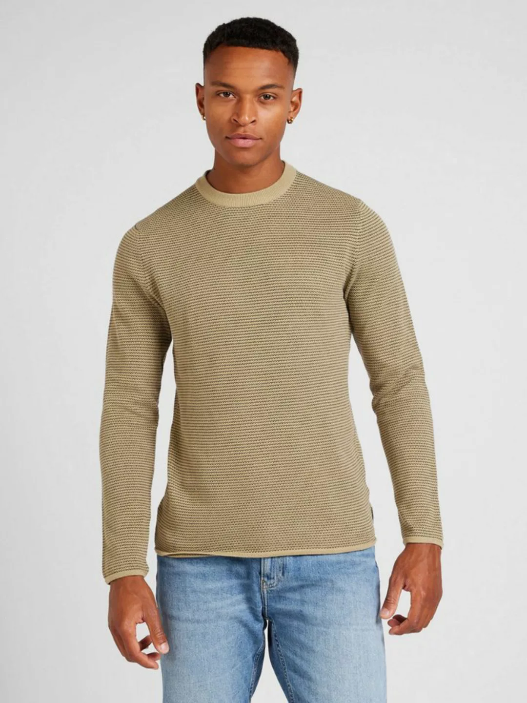 ONLY & SONS Strickpullover Pullover Rundhals Langarm Sweater 7819 in Braun günstig online kaufen