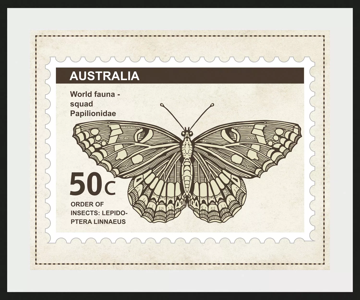 queence Bild »50c«, Schmetterlinge, (1 St.) günstig online kaufen