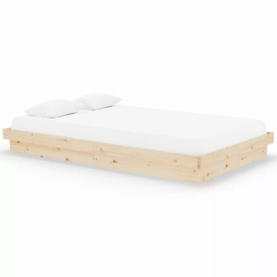 vidaXL Bettgestell Massivholzbett 120x200 cm Bett Bettgestell Bettrahmen günstig online kaufen