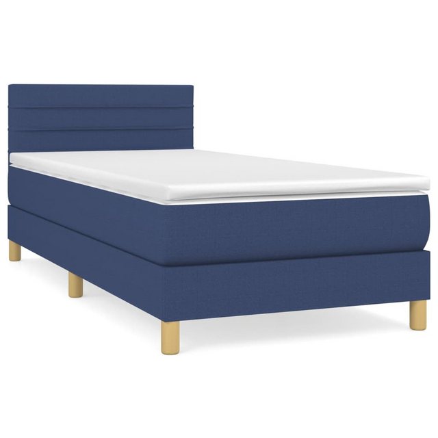 vidaXL Boxspringbett Bett Boxspringbett mit Matratze und LED Stoff (90 x 19 günstig online kaufen