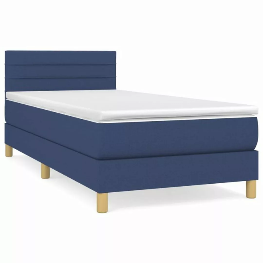 vidaXL Boxspringbett Bett Boxspringbett mit Matratze und LED Stoff (80 x 20 günstig online kaufen