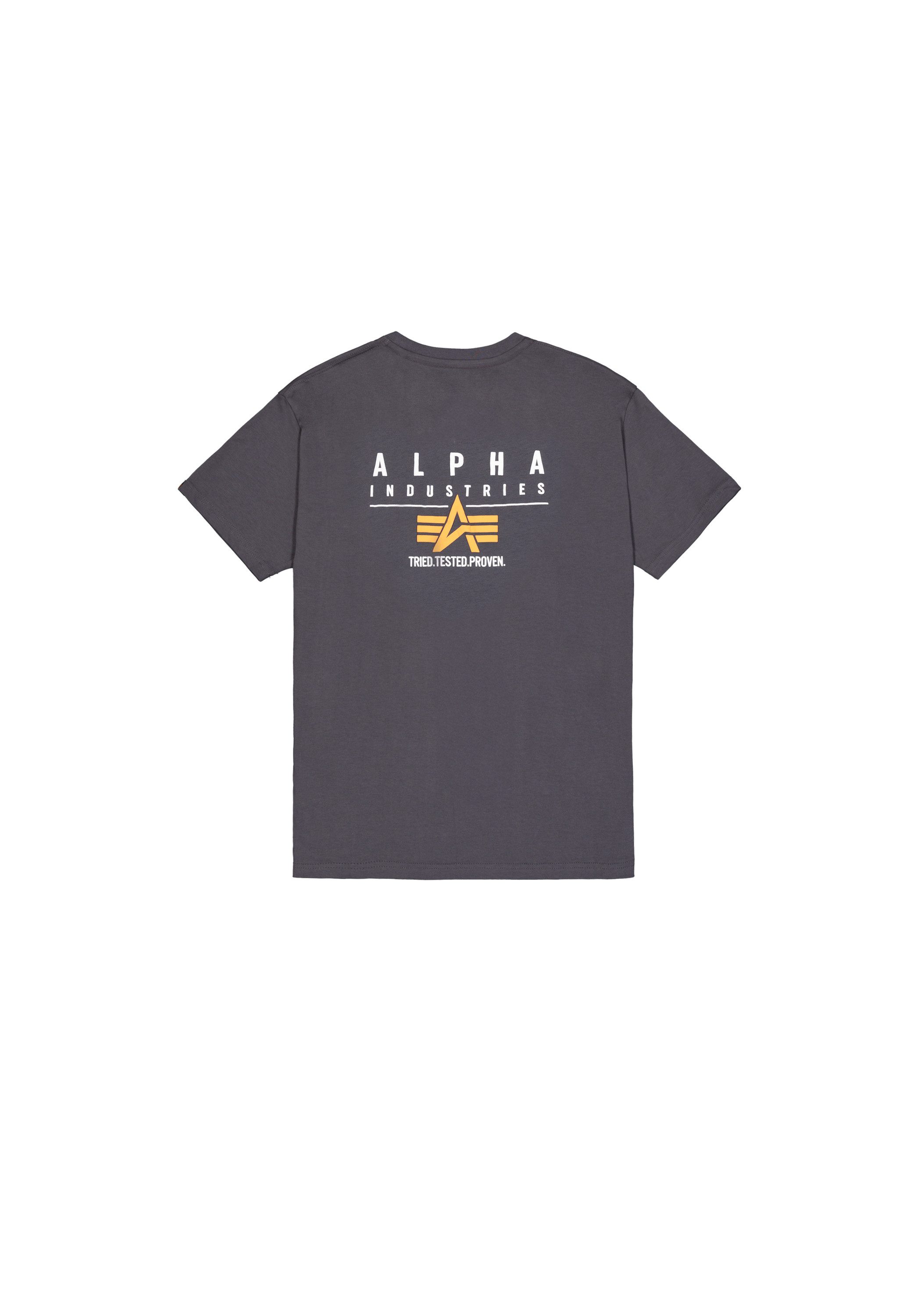 Alpha Industries T-Shirt "Puff Print Logo Backprint T-Shirt T-Shirt" günstig online kaufen