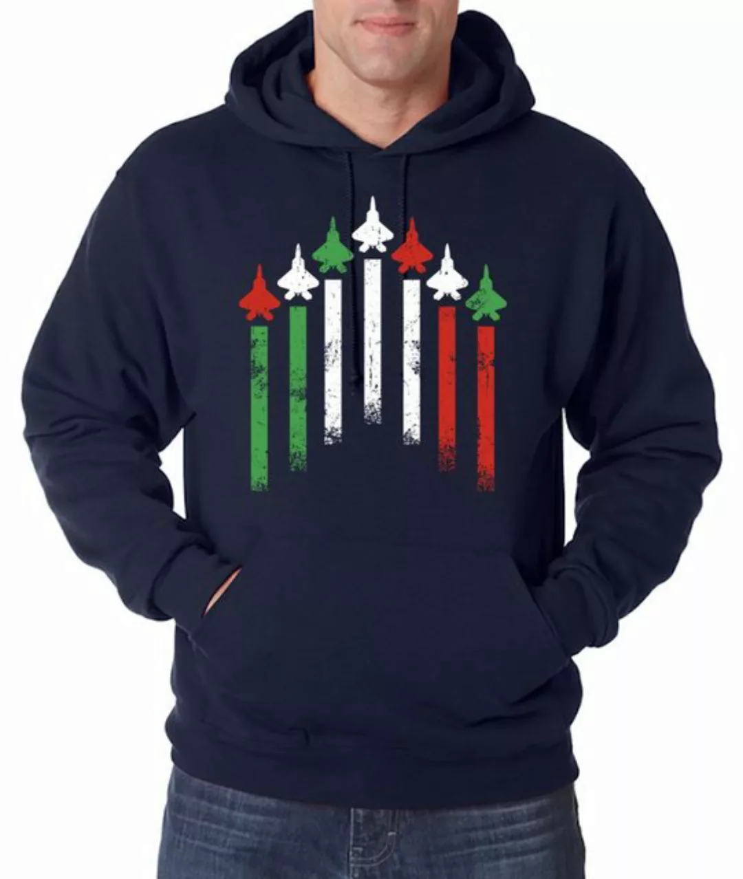 Youth Designz Kapuzenpullover Italien Flagger Jets Herren Hoodie Pullover m günstig online kaufen
