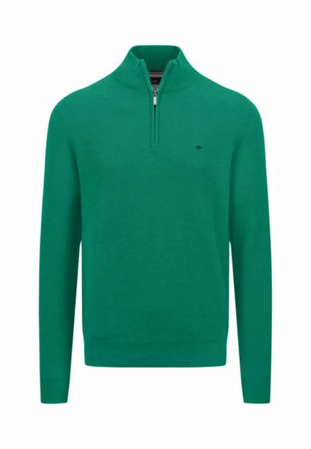 FYNCH-HATTON Strickpullover Herren Pullover mit Troyer-Kragen (1-tlg) günstig online kaufen