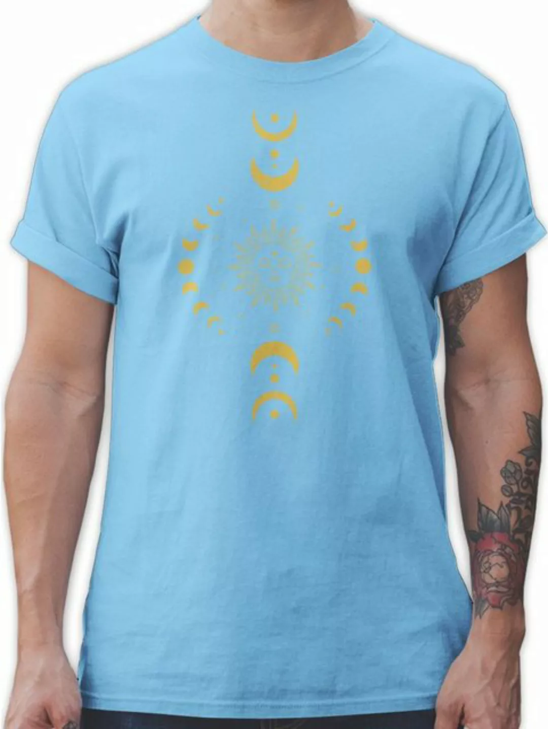 Shirtracer T-Shirt Yoga Namaste Mandala Chakra Yoga günstig online kaufen