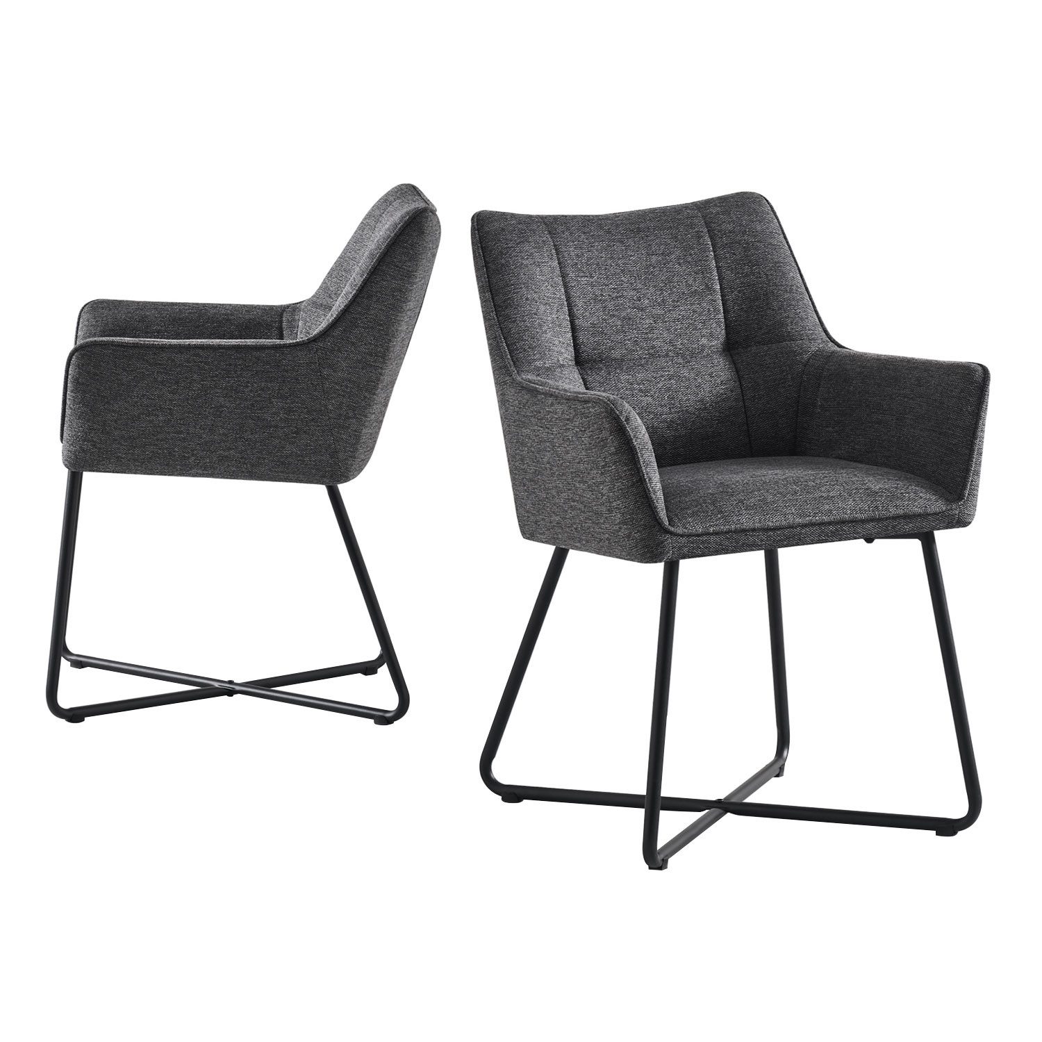 B&D home Polsterstuhl BREIGHT (2er Set, günstig online kaufen