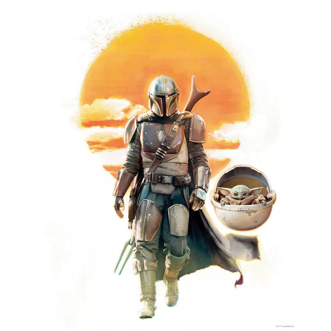 Komar Wandbild Mandalorian The Child Family Trip 40 cm x 50 cm günstig online kaufen