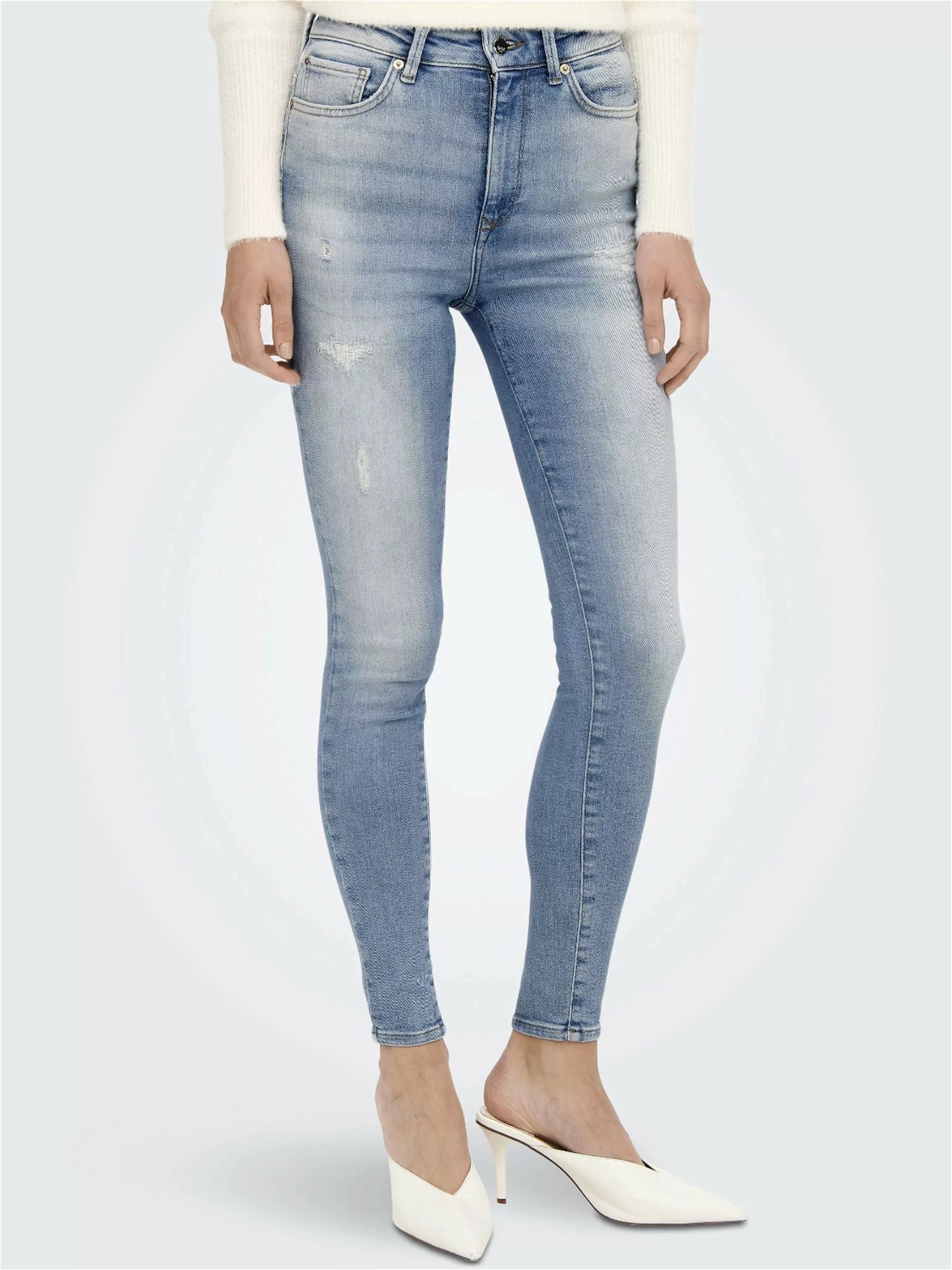 ONLY Skinny-fit-Jeans "ONLMILA HW SK ANK JEANS REA437" günstig online kaufen