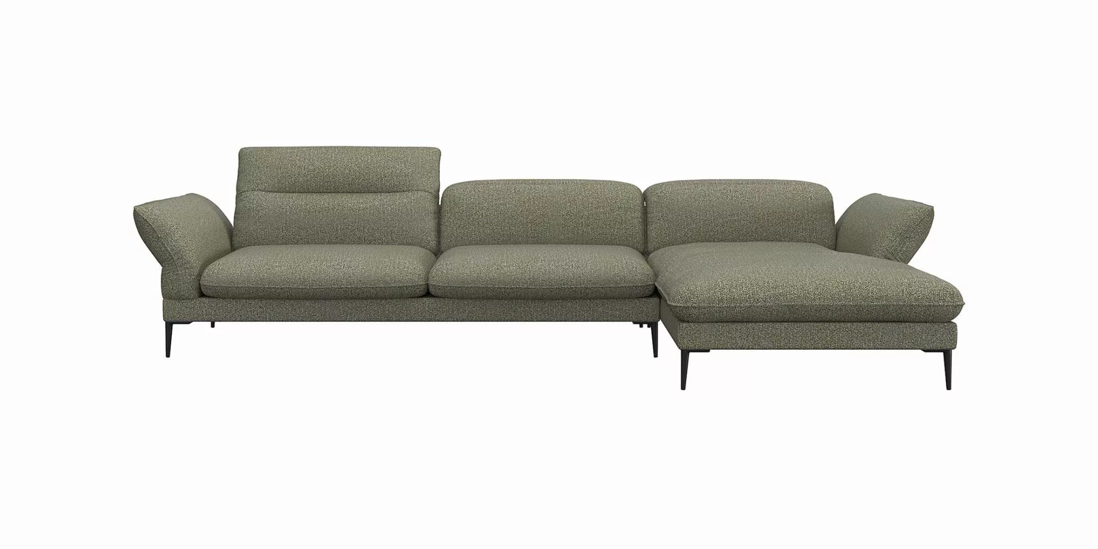 FLEXLUX Ecksofa "Salino, Funktionssofa mit Recamiere, Relaxsofa, Ecksofa", günstig online kaufen