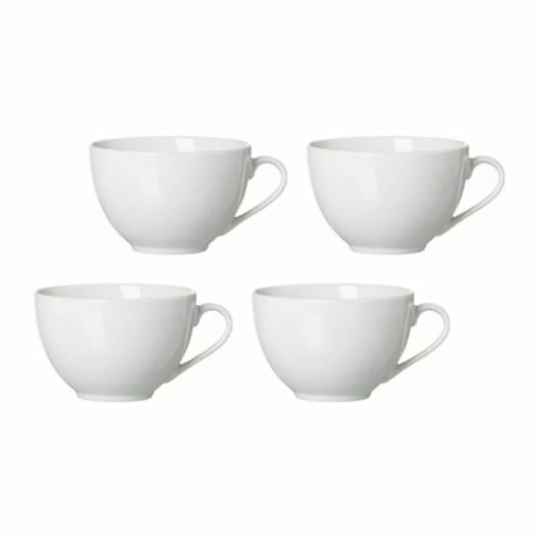 Ritzenhoff & Breker BIANCO Tasse Cappuccino 300 ml 4er Set Tassen weiß günstig online kaufen