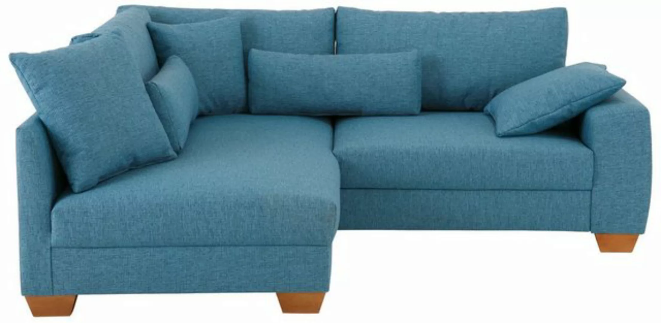 Home affaire Ecksofa DuraSpring, mit Taschenfederkern, bis 140 kg belastbar günstig online kaufen