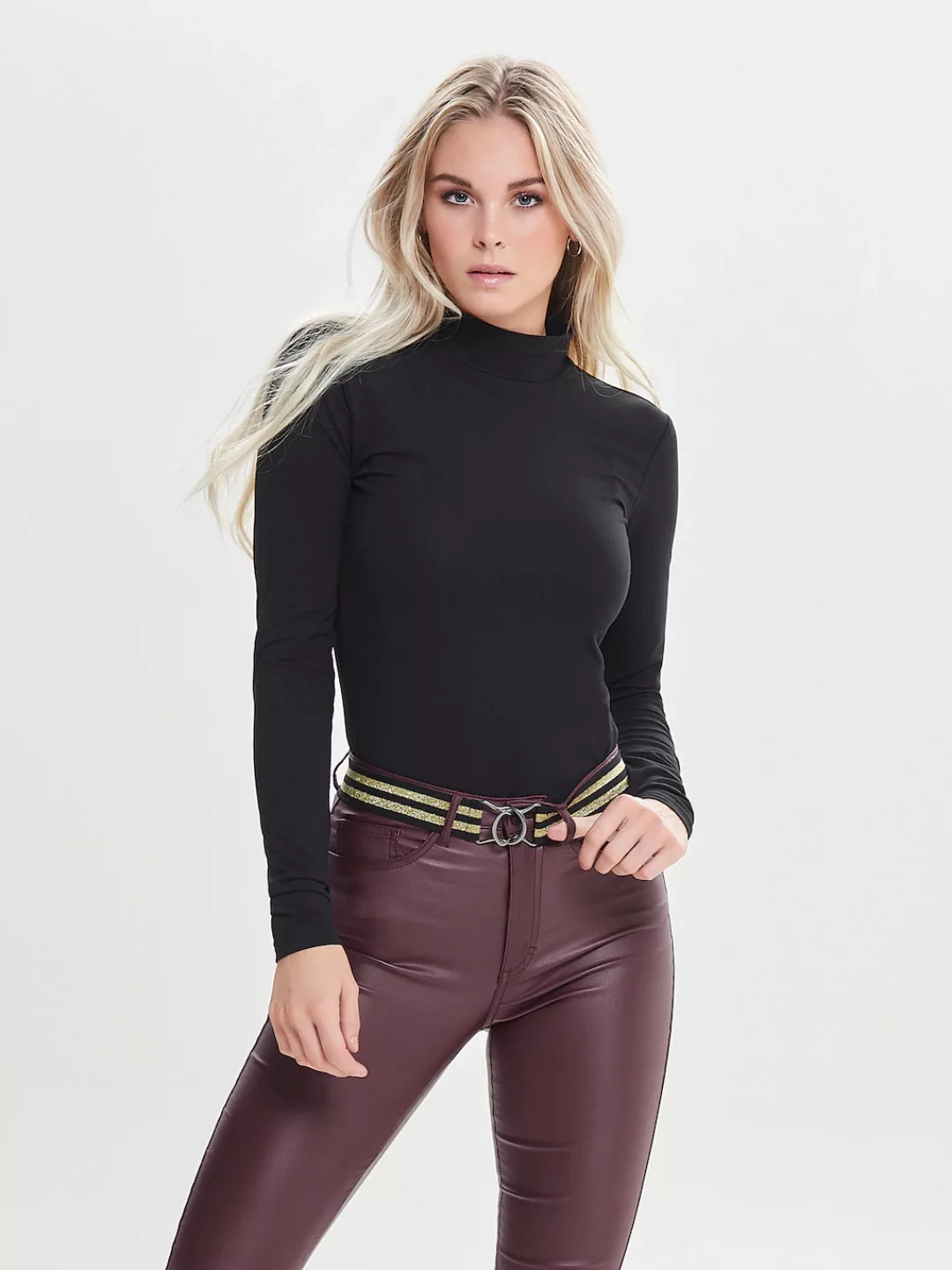 JDY Stehkragenshirt "JDYAVA NEW TURTLENECK TOP JRS NOOS" günstig online kaufen