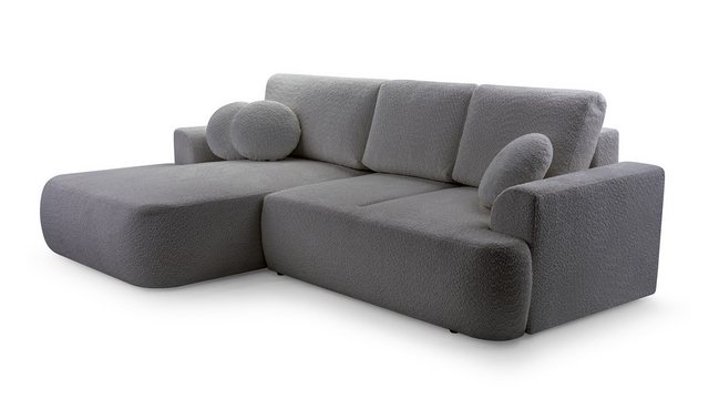 Beautysofa Ecksofa VENTO L mit Schlaffunktion, mit Bettkasten, mit Schlaffu günstig online kaufen