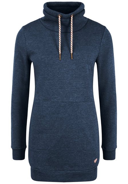 OXMO Hoodie OXVilma Sweatpullover lang geschnitten mit Kordelzug günstig online kaufen