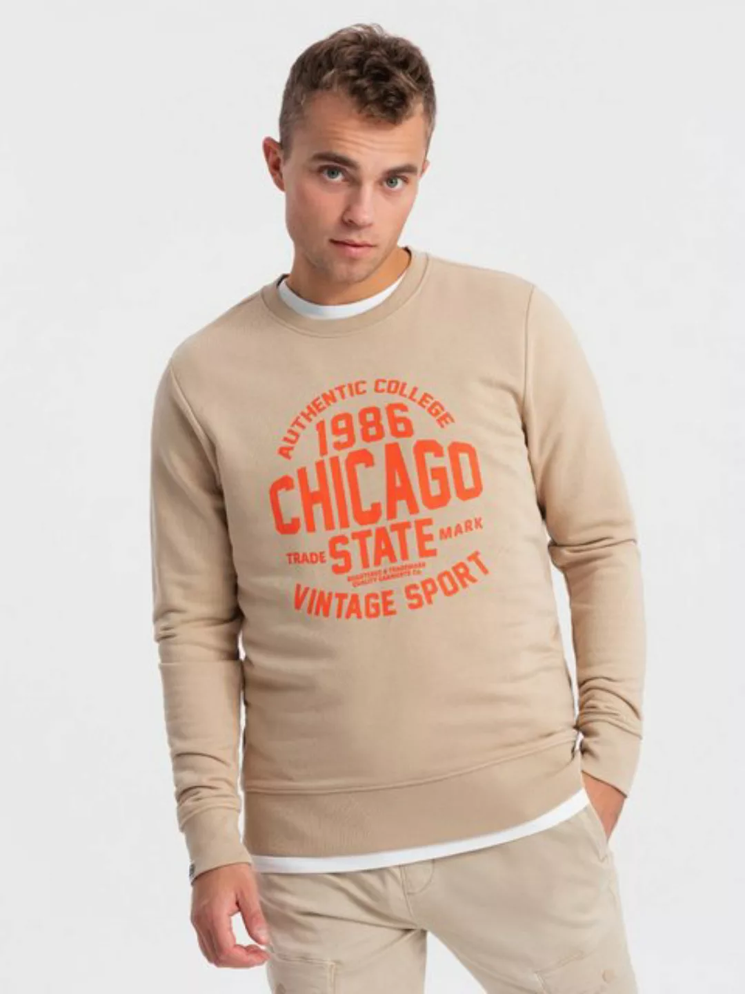 OMBRE Sweatshirt Bedrucktes Sweatshirt für Männer günstig online kaufen