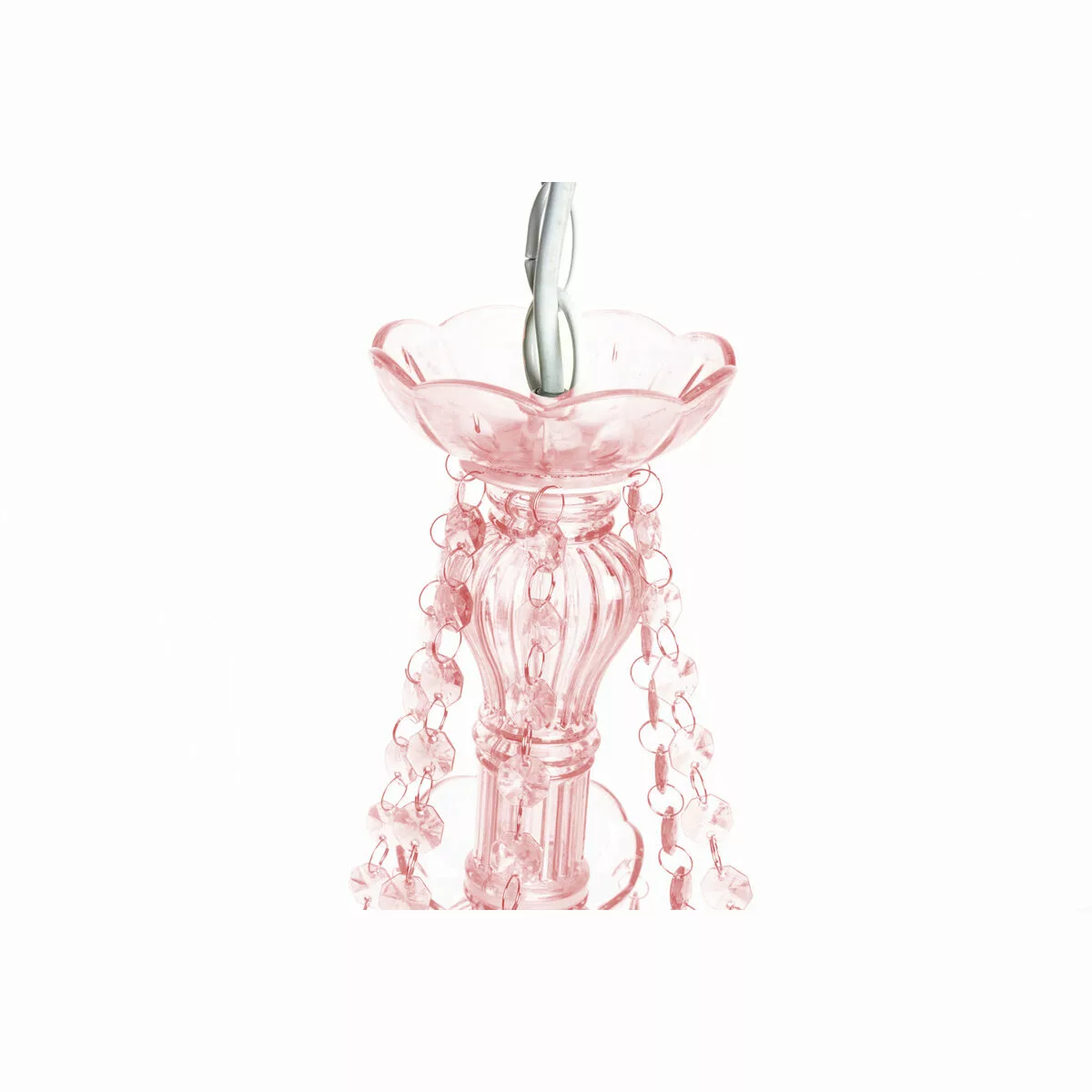 Deckenlampe Dkd Home Decor Rosa Metall Acryl 25 W (51 X 51 X 100 Cm) günstig online kaufen