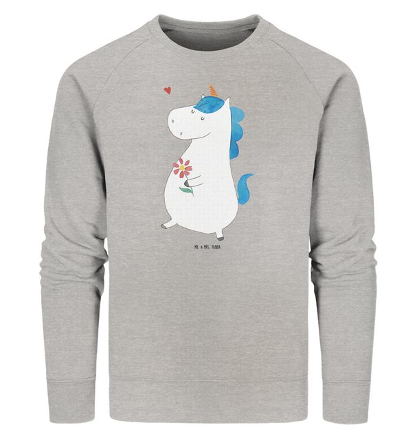 Mr. & Mrs. Panda Longpullover Größe M Einhorn Spaziergang - Heather Grey - günstig online kaufen