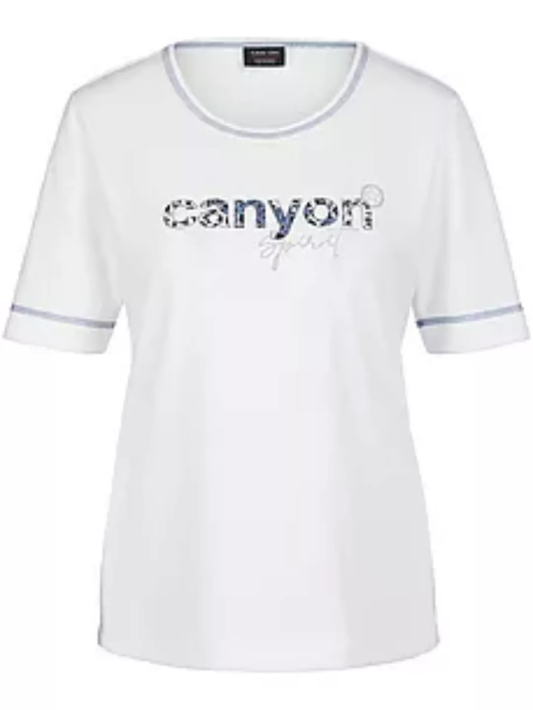 Rundhals-Shirt 1/2-Arm Canyon weiss günstig online kaufen