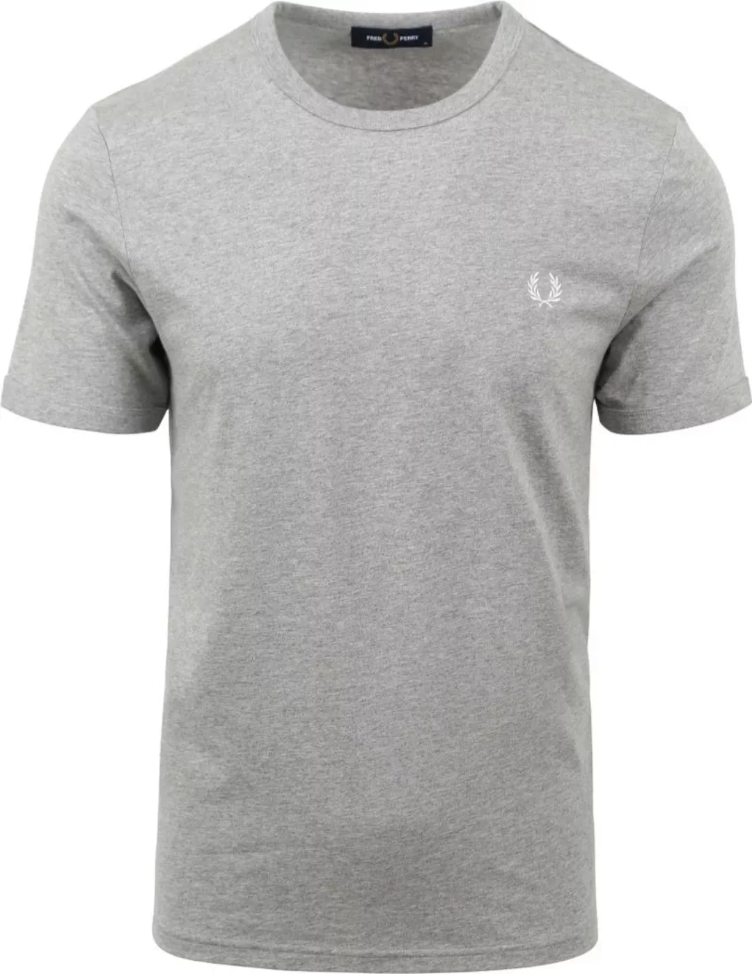 Fred Perry T-Shirt Ringer M3519 Hellgrau - Größe M günstig online kaufen
