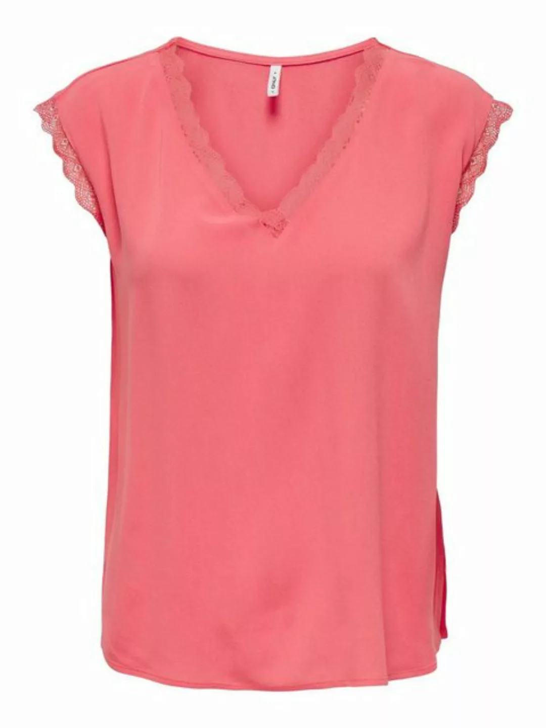 ONLY V-Shirt ONLJASMINA S/S V-NECK LACE TOP NOOS PTM günstig online kaufen